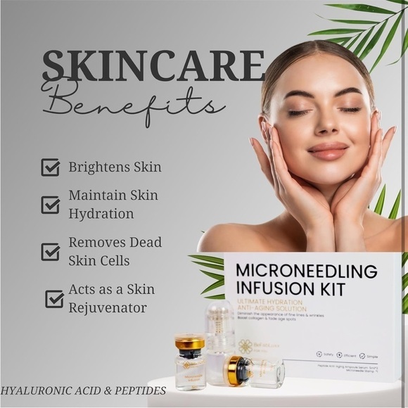 Micro Infusion Derma Kit with Peptide Hydrating Anti-Aging (2 Serums + 1 micro) - Picture 13 of 15